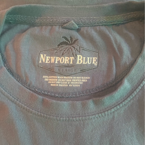 Newport Blue Tropical Tee - Picture 4 of 4